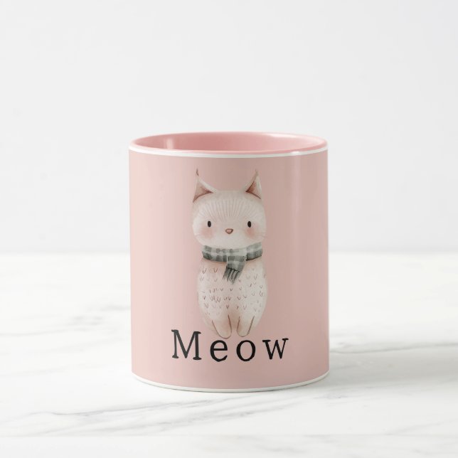 Caneca Gatos Cor-de-Rosa (Centro)