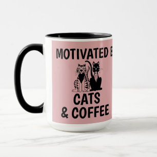 CANECA GATOS DE CAFÉ ENGRAÇADO E DE CAFÉ ENORME