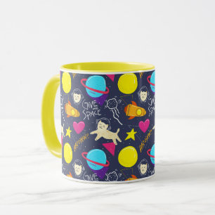 Caneca Gatos de espaço
