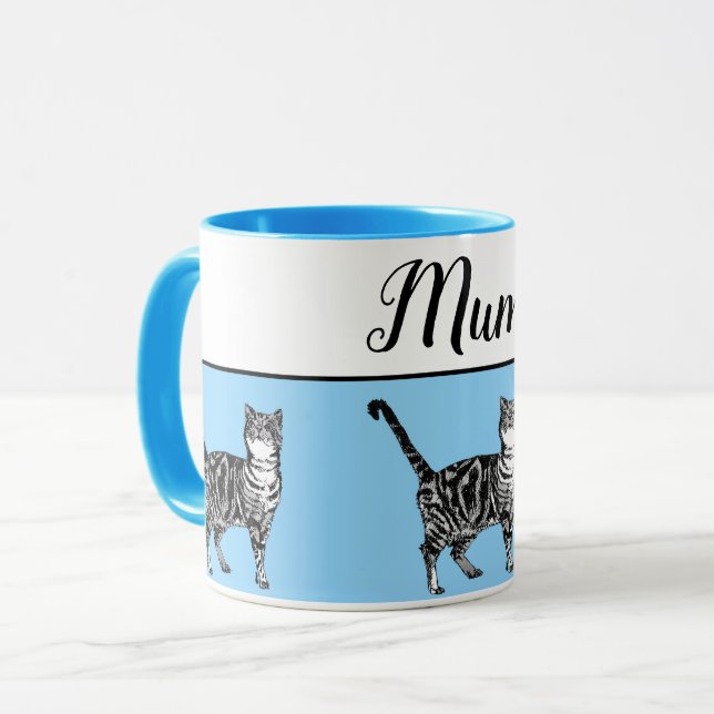 Caneca Gatos de Gato Brancos Brancos Gatos Gatos Mãe (Frente Esquerda)