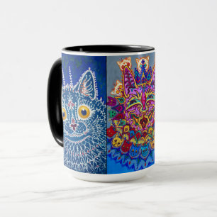 Caneca Gatos Decorativos de Louis Wain