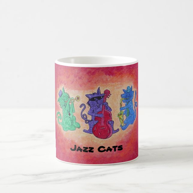 Caneca - gatos do jazz (Centro)