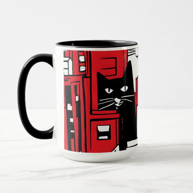 Caneca Gatos em Nova York (Esquerda)
