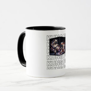 Caneca Gatos Épicos de Kung Fu Artes Marciais 