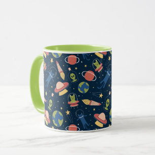 Caneca Gatos espaciais
