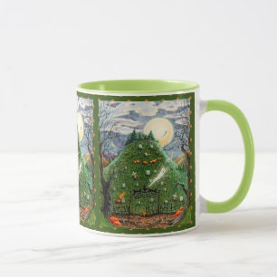 CANECA GATOS FANTASMAS NO CEMITÉRIO DAS NOVE VIDAS, ARTE