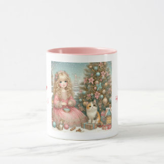 Caneca Gatos fofos de Natal