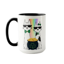 Gatos Legais com Pote de Ouro