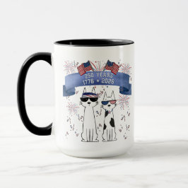 Caneca Gatos Legais do 250º Aniversário
