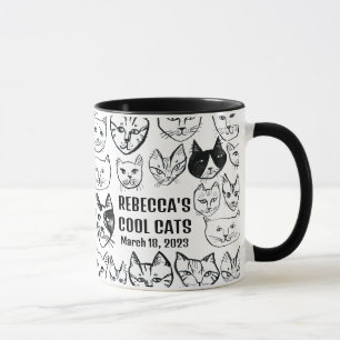 Caneca Gatos Legal da Rebecca são Gatos Engraçados CLIENT