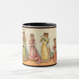 Caneca Gatos Louis Wain Wallflower Girl