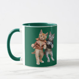 Caneca Gatos Malhados Fofo Torcendo