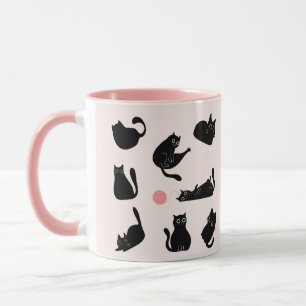 Caneca Gatos Pretos bobos