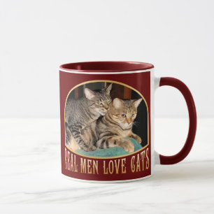 Caneca Gatos reais do amor dos homens