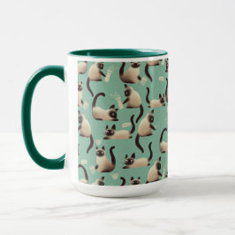Caneca Gatos Siameses Ruins A Arrancar Coisas