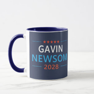 Caneca Gavin Newsom 2028 Para Presidente