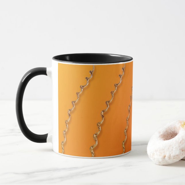 caneca gavinha laranja (Com Donut)