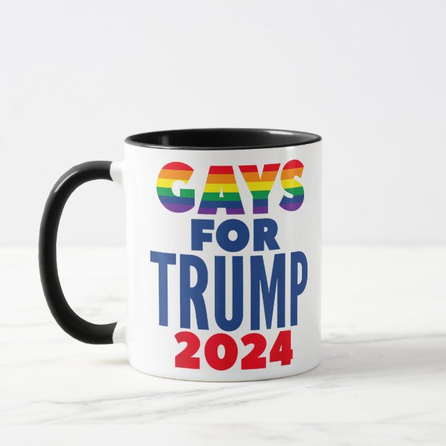 Caneca Gay Para A Eleição De Trump 2024 (Esquerda)