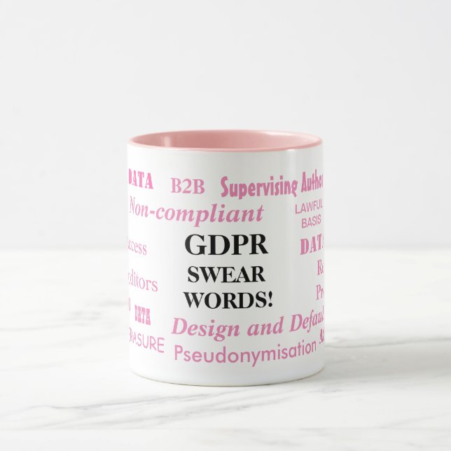 Caneca GDPR juram a piada engraçada da conformidade das (Centro)