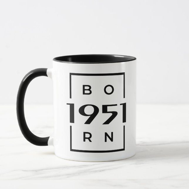 Caneca Geburtsjahr 1951 Tasse (Esquerda)
