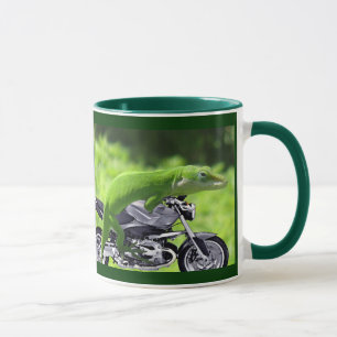 Caneca Gecko Rider Verde Havaiano