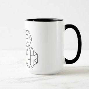 Caneca Geek Branco de de 3º grau