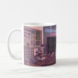 Caneca Geek Coding Cat – Xícara de Café de Program
