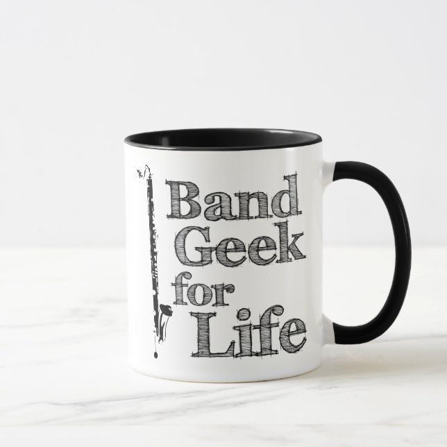 Caneca Geek de Banda Clarinet Bass (Direita)