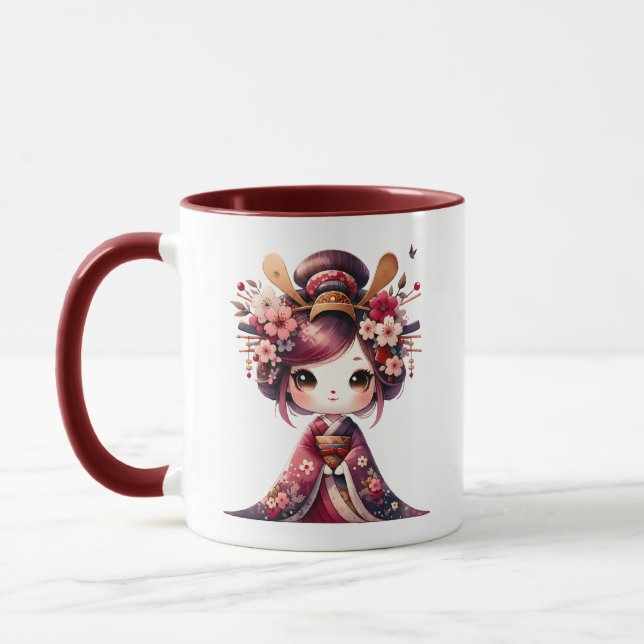 Caneca Geisha Japonês Bonito (Esquerda)