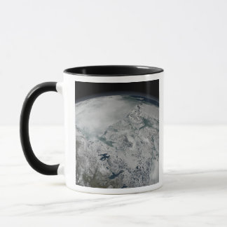 Caneca Gelo marítimo acima da América do Norte