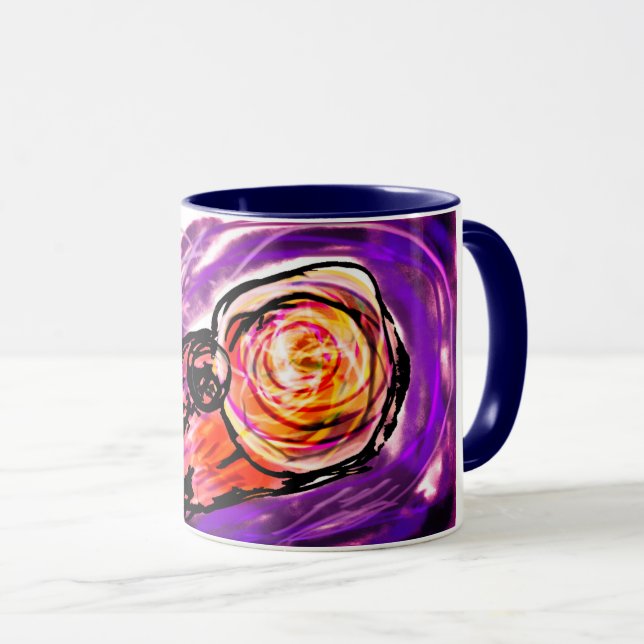 Caneca Gema de Ammonite (Frente Esquerda)
