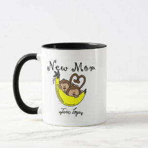 Caneca Gêmeos Novos Camisetas e presentes da mãe