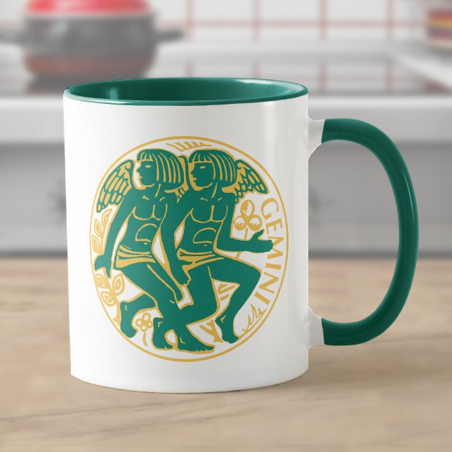 Caneca Gemini - Sinal do Zodíaco (Criador carregado)