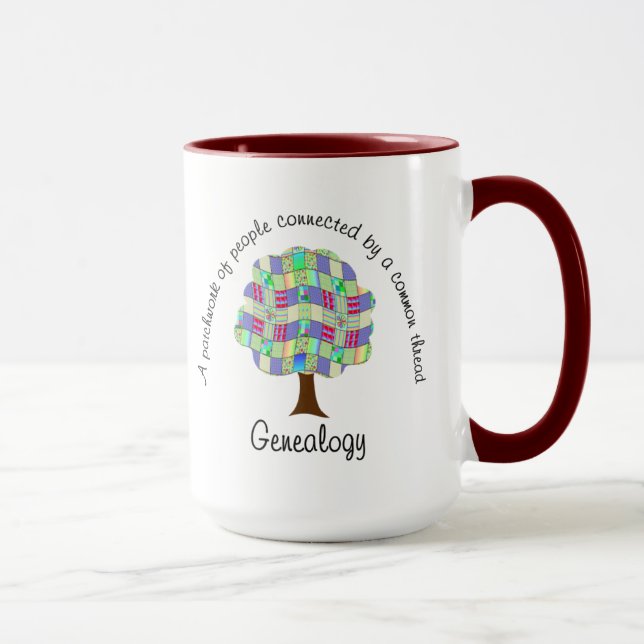 Caneca Genealogia de Patches (Direita)