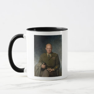 Caneca General Dwight Eisenhower 5 Star - Retrato Pintado