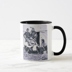 Caneca General George A. Custer (1839-76) com seu indiano