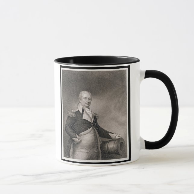 Caneca General principal Henry Knox (1750-1806) gravado (Direita)