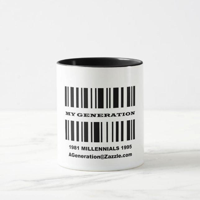Caneca Generation Y BAR CODE Mug (Centro)