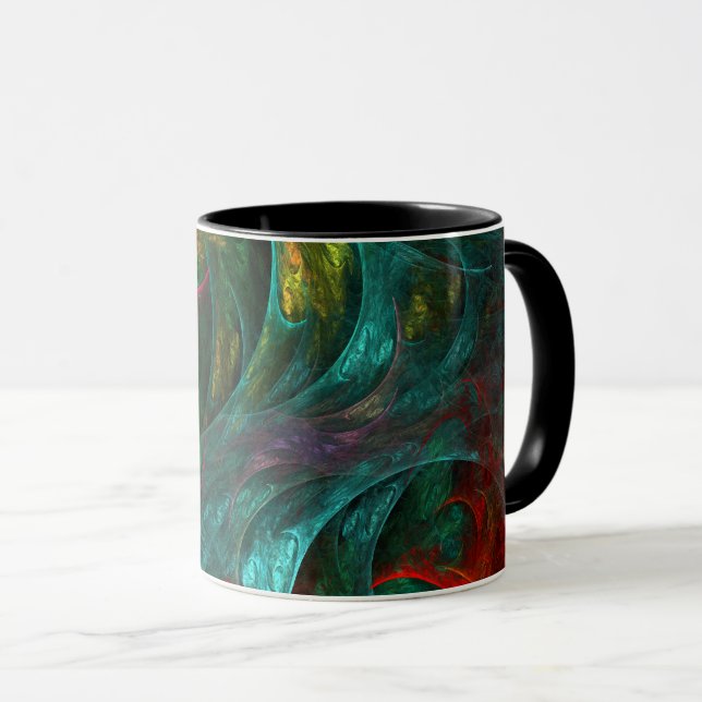 Caneca Genesis Nova Abstrato Coffee Mug (Frente Esquerda)