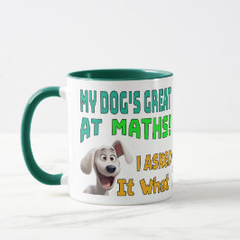 Caneca Gênio da Matemática, Divertido, Memória de Cartoon
