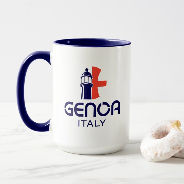 Caneca Genoa Italy Europe (Com Donut)