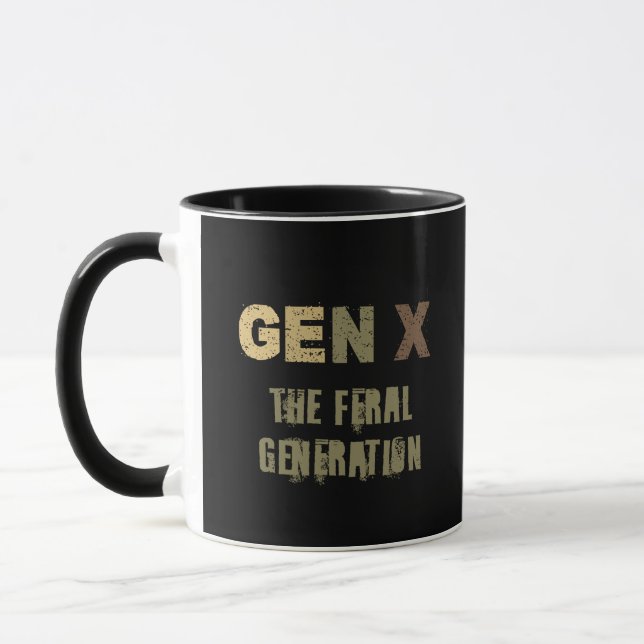 Caneca GenX — A Geração Feral (Esquerda)