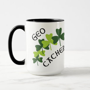 Caneca Geocacher Shamrocks
