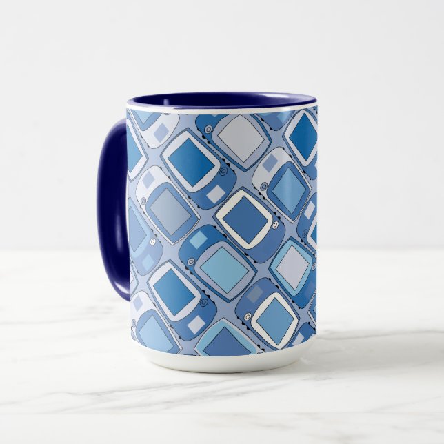 Caneca Geocaching de Unidades de Navegação GPS (Frente Esquerda)