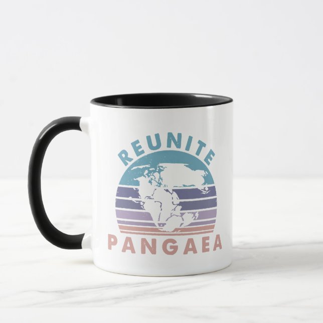 Caneca Geóloga Gift Engraçado Geology Reunite Pangeae (Esquerda)