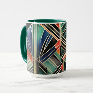 Caneca Geometria Geométrica do Boho Clássico Elegante Jaz