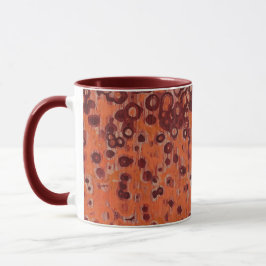 Caneca Geométrico Vermelho e Laranja