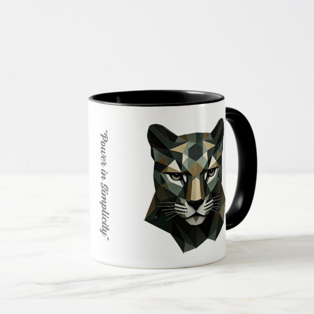 Caneca "Geométrico Wild Elegance" (Frente Esquerda)