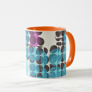 Caneca geometrisches  dots muster 