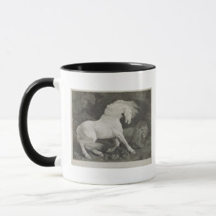 Caneca George Stubbs que um cavalo Affrighted por um